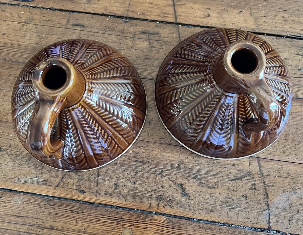 Clay Ceramic whiskey Cookie style Jar lids only.